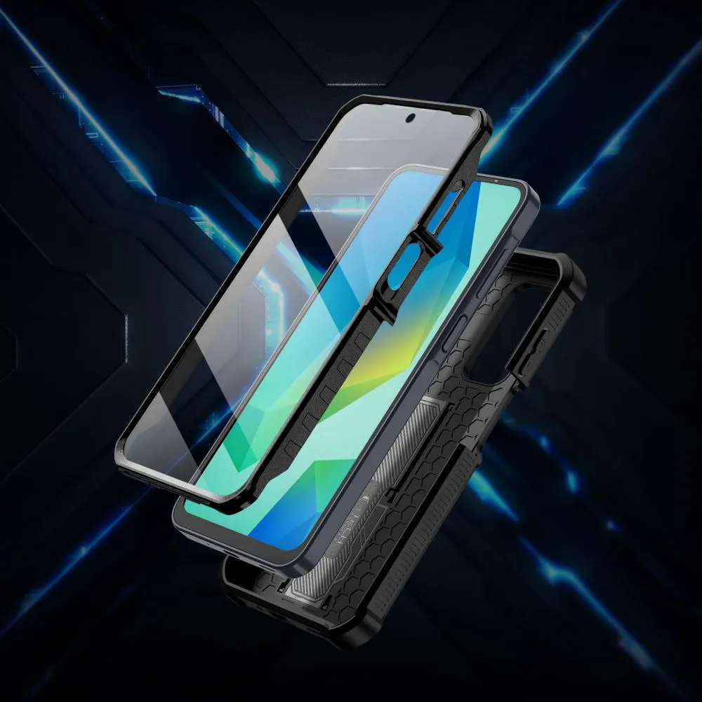 Samsung Galaxy A16 4G/5G dėklas Juoda TECH-PROTECT KEVLAR CAM+ 4G / 5G
