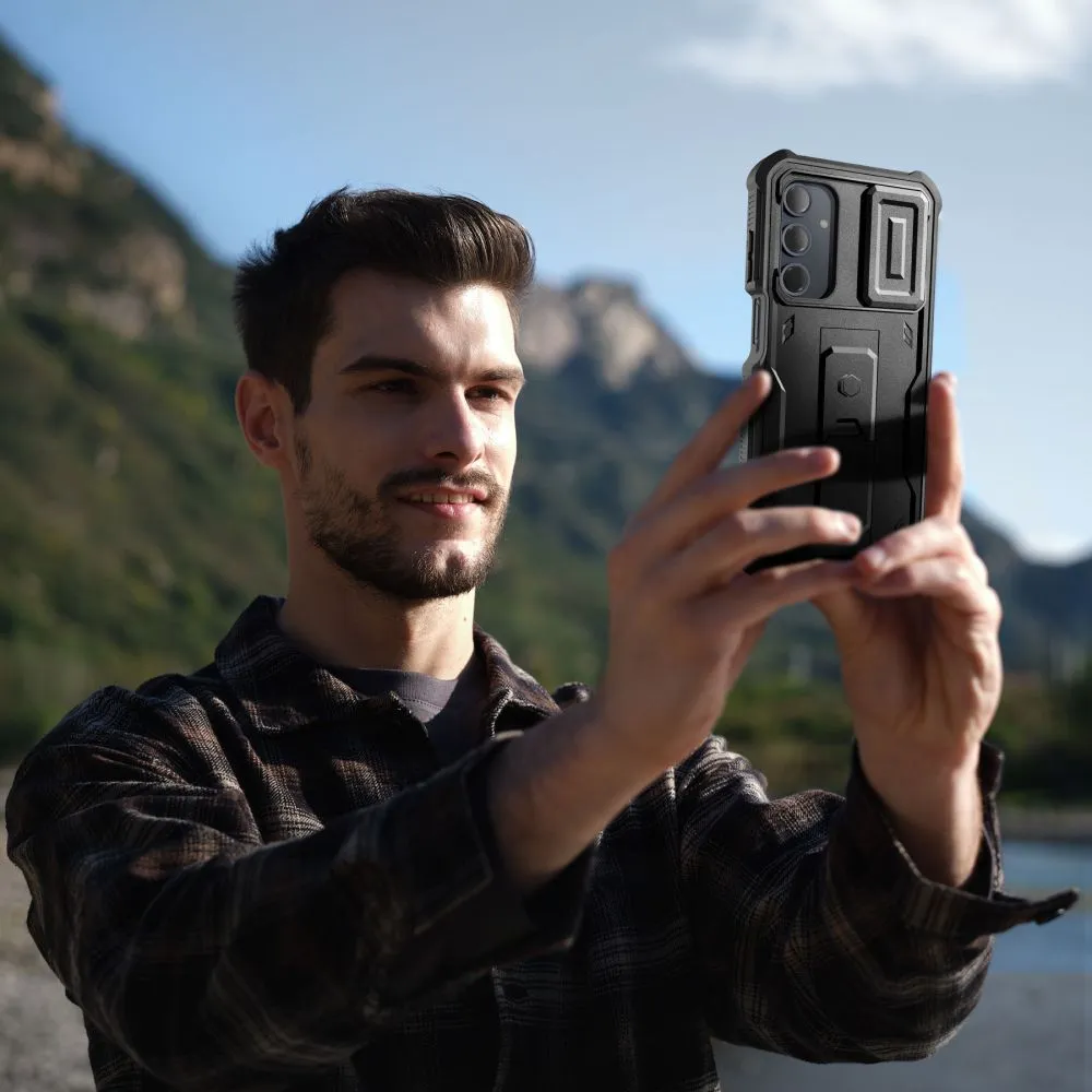 Samsung Galaxy A16 4G/5G dėklas Juoda TECH-PROTECT KEVLAR CAM+ 4G / 5G