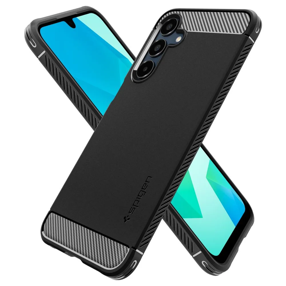 Samsung Galaxy A16 4G/5G dėklas Juoda SPIGEN RUGGED ARMOR