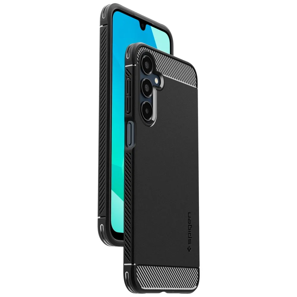 Samsung Galaxy A16 4G/5G dėklas Juoda SPIGEN RUGGED ARMOR