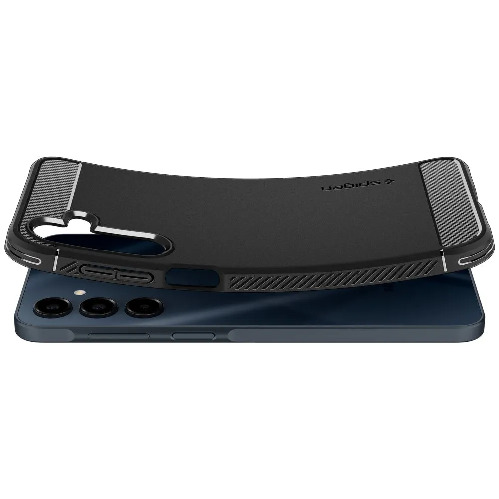Samsung Galaxy A16 4G/5G dėklas Juoda SPIGEN RUGGED ARMOR