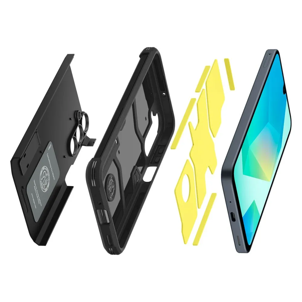Samsung Galaxy A16 4G/5G dėklas Juoda SPIGEN TOUGH ARMOR