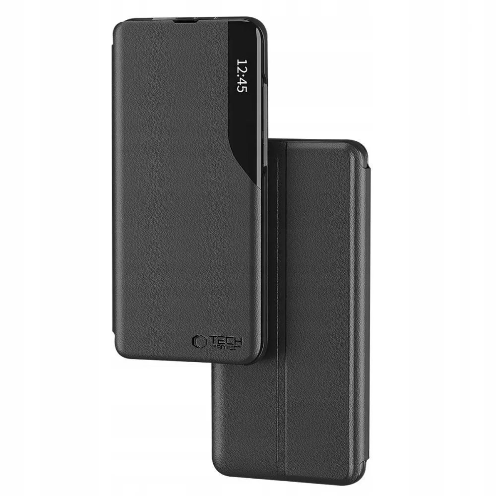 Samsung Galaxy A16 4G/5G dėklas Juoda TECH-PROTECT SMART VIEW