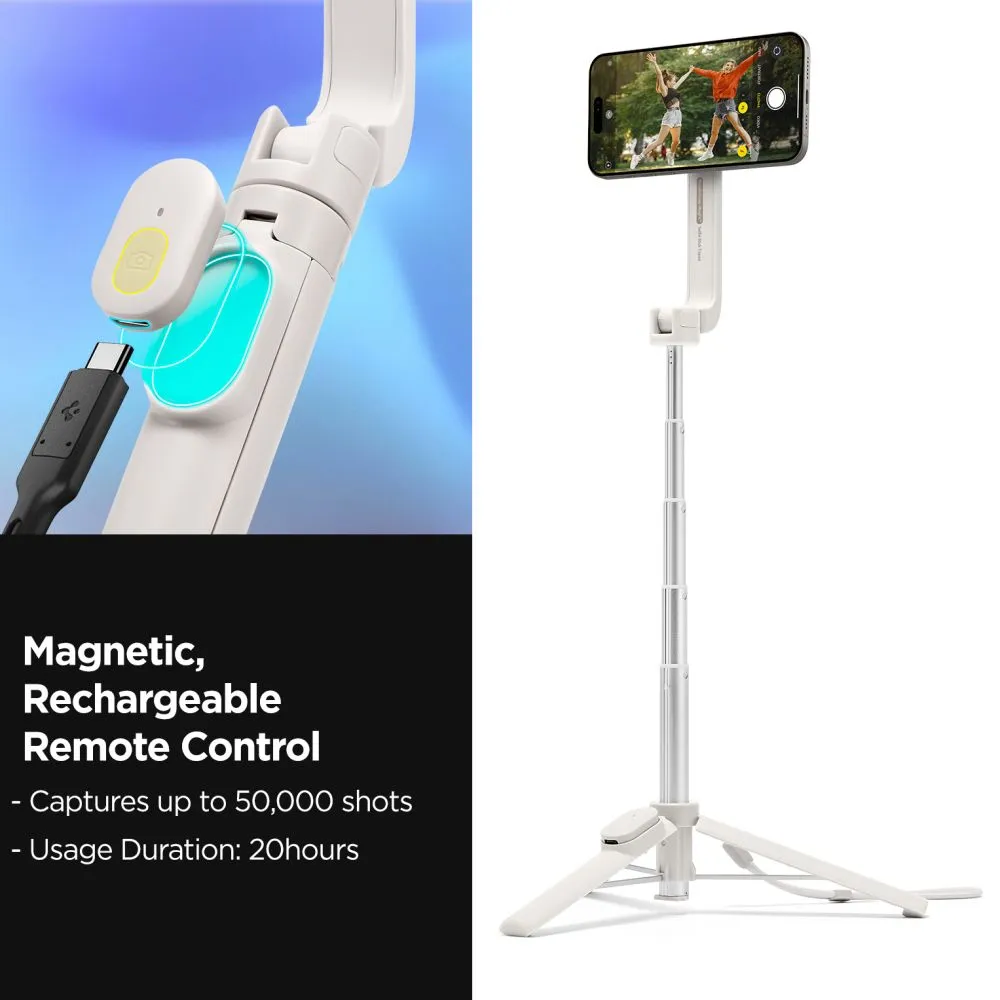 Priedai Selfie Stick SPIGEN S571W MAGSAFE BLUETOOTH SELFIE STICK TRIPOD 