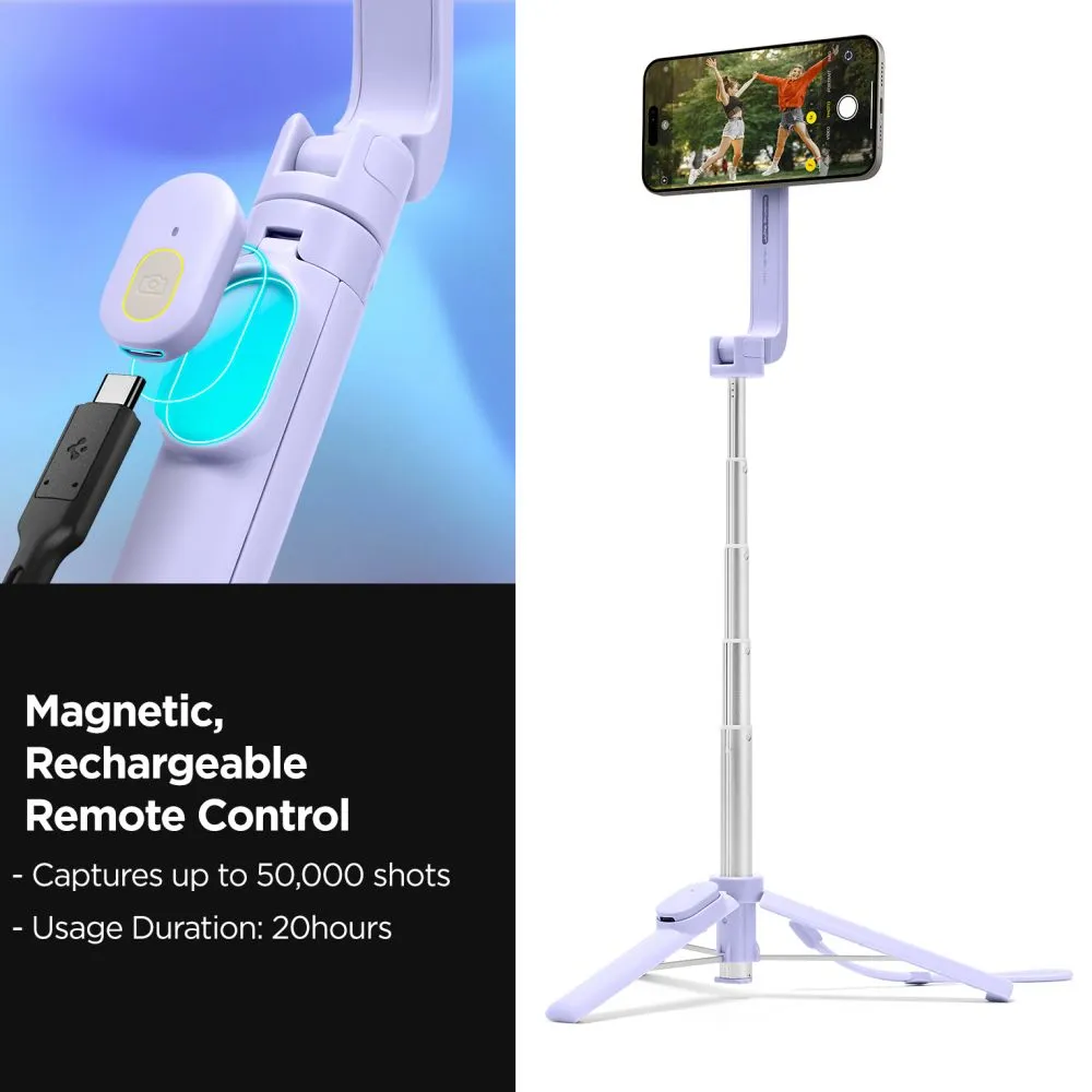 Priedai Selfie Stick SPIGEN S571W MAGSAFE BLUETOOTH SELFIE STICK TRIPOD 