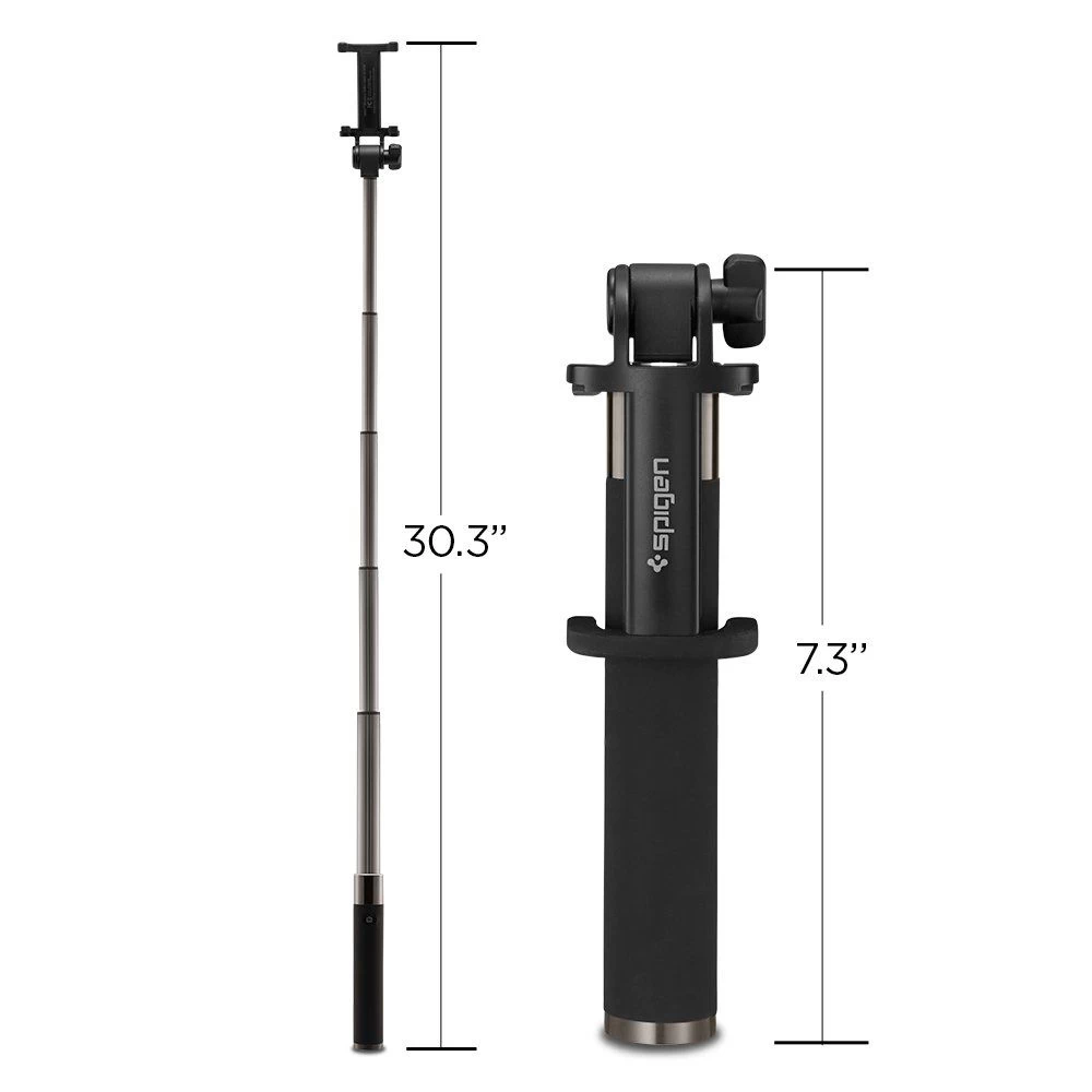 Priedai Selfie Stick SPIGEN Wireless  Juoda