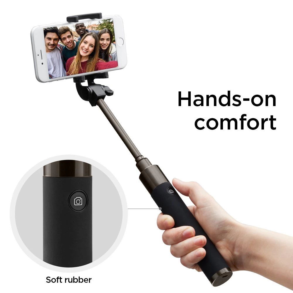 Priedai Selfie Stick SPIGEN Wireless  Juoda