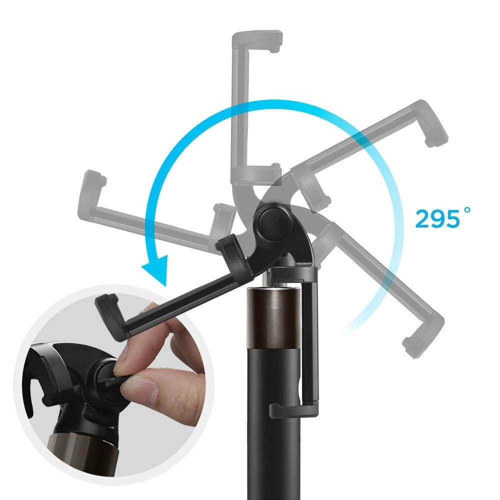 Priedai Selfie Stick SPIGEN Wireless  Juoda