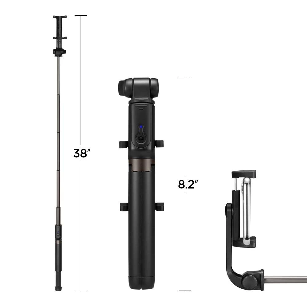 Priedai Selfie Stick SPIGEN Wireless Tripod  Juoda