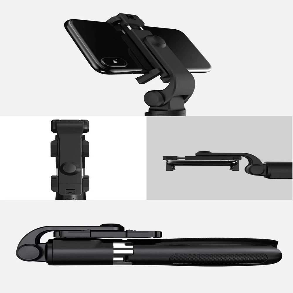 Priedai Selfie Stick TECH-PROTECT L01S Wireless Tripod  Juoda