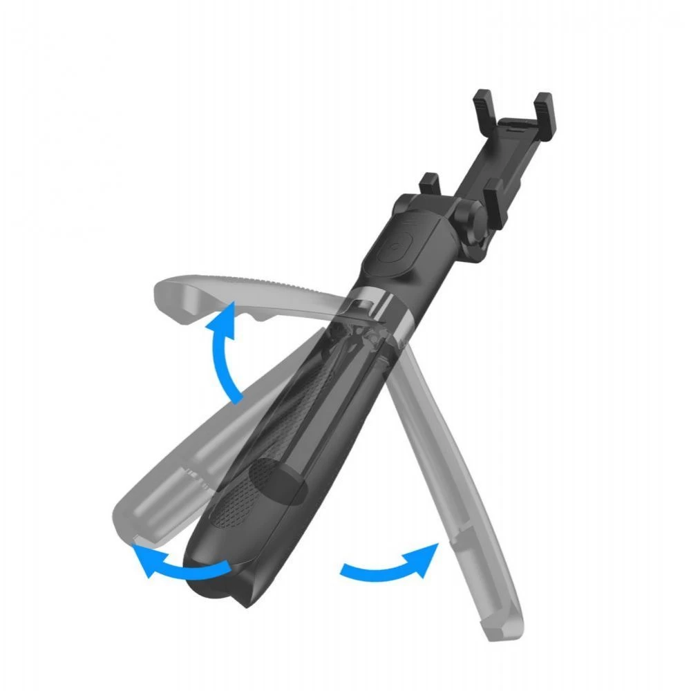 Priedai Selfie Stick TECH-PROTECT L01S Wireless Tripod  Juoda