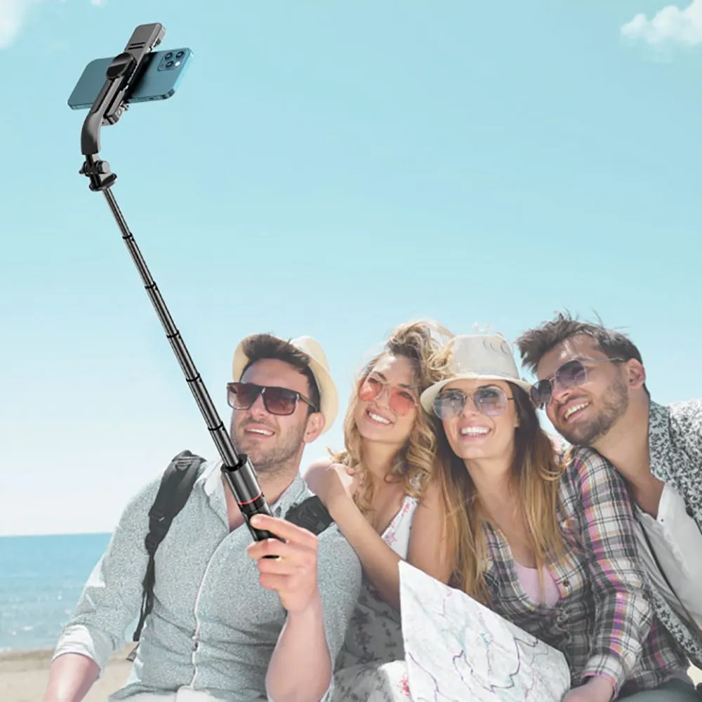 Puhelintarvikkeet Selfiekeppi TECH-PROTECT L05S BLUETOOTH SELFIE STICK TRIPOD & LED LIGHT  musta