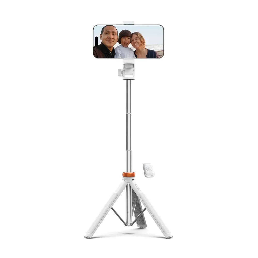 Tarvikud Selfie Stick TECH-PROTECT L03S BLUETOOTH SELFIE STICK TRIPOD valge