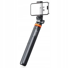 Priedai Selfie Stick TECH-PROTECT L03S WIRELESS SELFIE STICK TRIPOD  Juoda