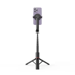 Priedai Selfie Stick TECH-PROTECT L04S MAGSAFE WIRELESS SELFIE STICK TRIPOD  Juoda