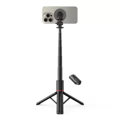 Aксессуары Selfie Stick TECH-PROTECT L06S MAGSAFE BLUETOOTH SELFIE STICK TRIPOD  черный