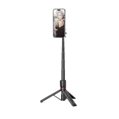 Aксессуары Selfie Stick TECH-PROTECT L06S MAGSAFE BLUETOOTH SELFIE STICK TRIPOD  черный