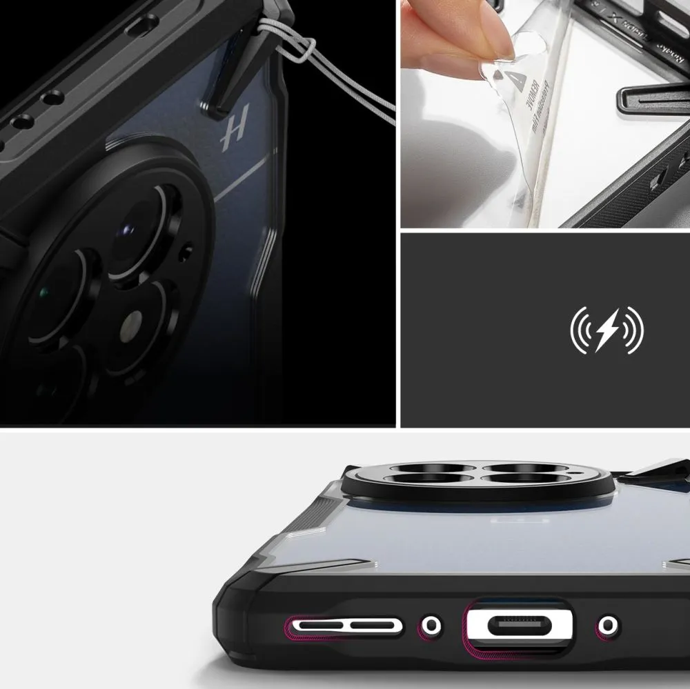 OnePlus 13 dėklas Juoda RINGKE FUSION X