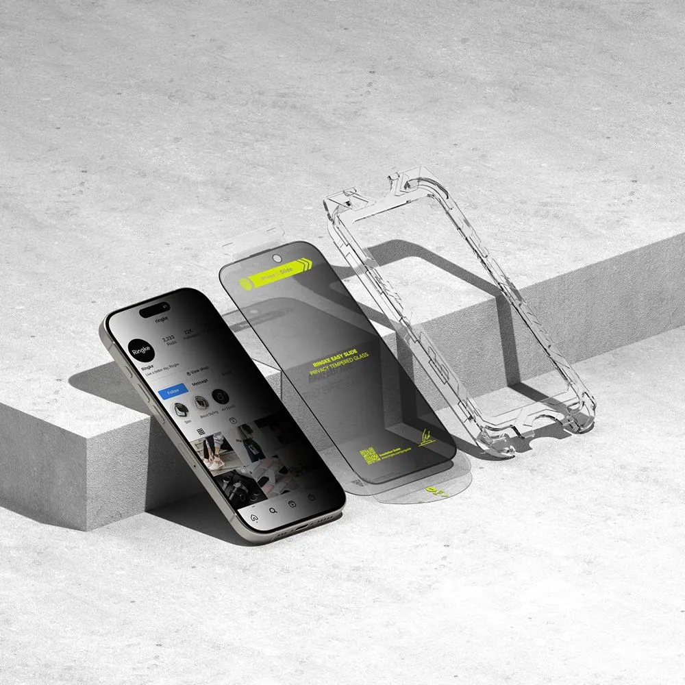 Samsung Galaxy S25 Tempered glass  RINGKE EASY SLIDE PRIVACY 2-PACK