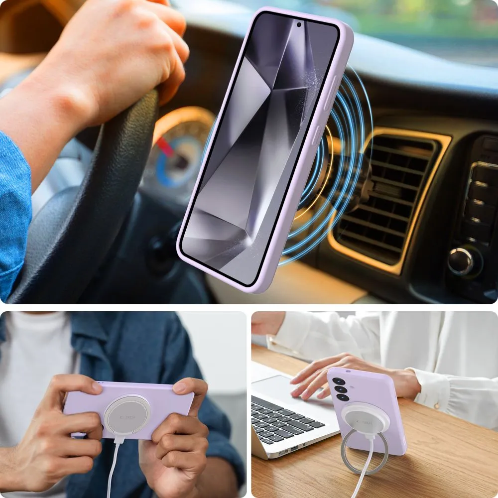 Samsung Galaxy S25 case  TECH-PROTECT LIQUID SILICONE MAGSAFE