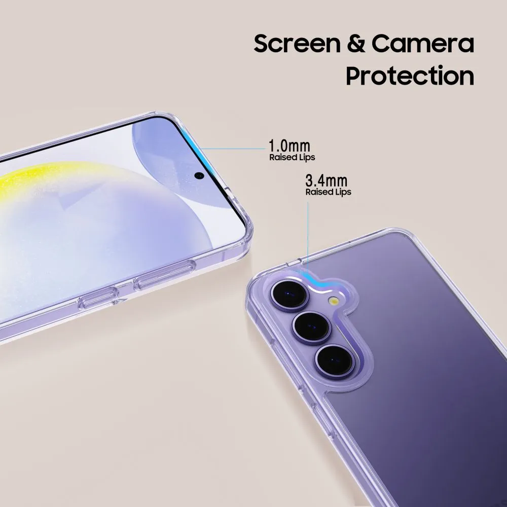 Samsung Galaxy S25 case transparent TECH-PROTECT FLEXAIR HYBRID