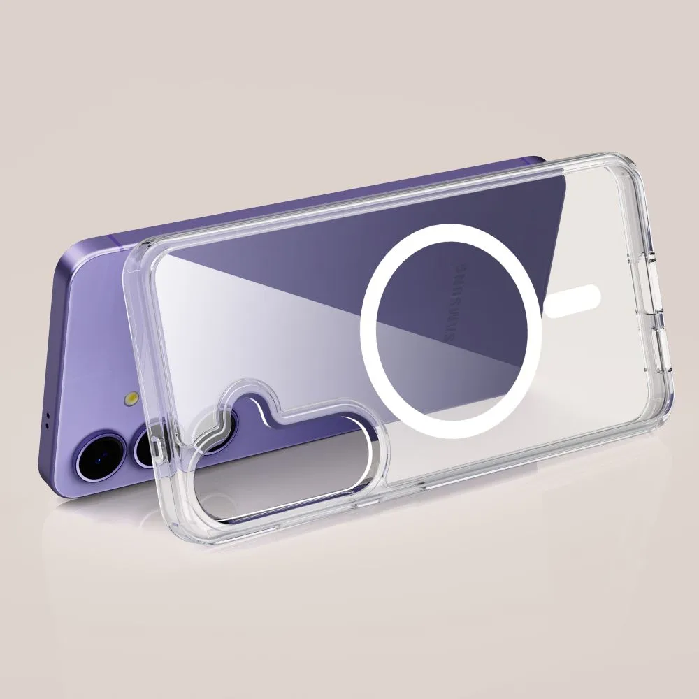Samsung Galaxy S25 case transparent TECH-PROTECT FLEXAIR HYBRID MAGSAFE