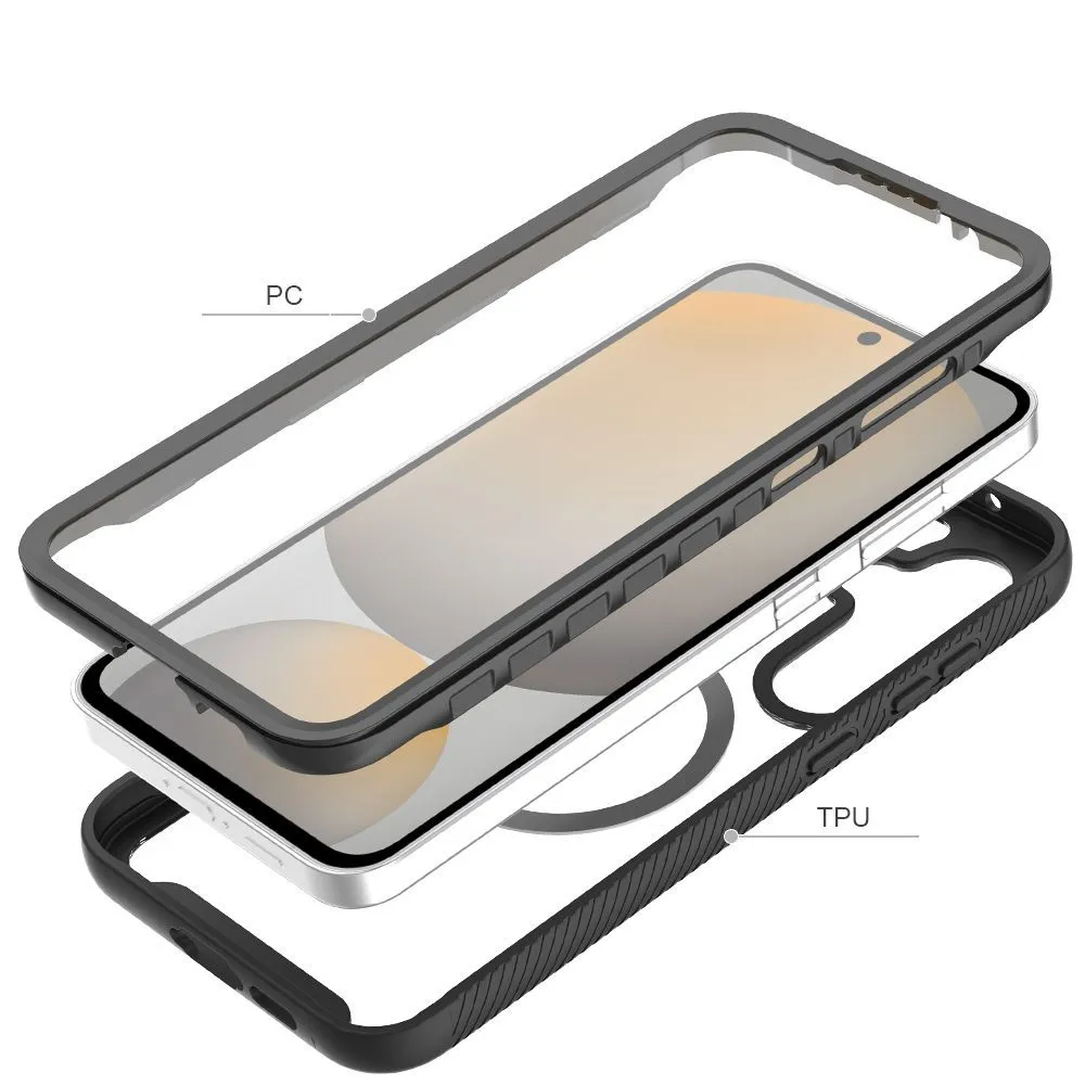 Samsung Galaxy S25 case black TECH-PROTECT DEFENSE MAGSAFE