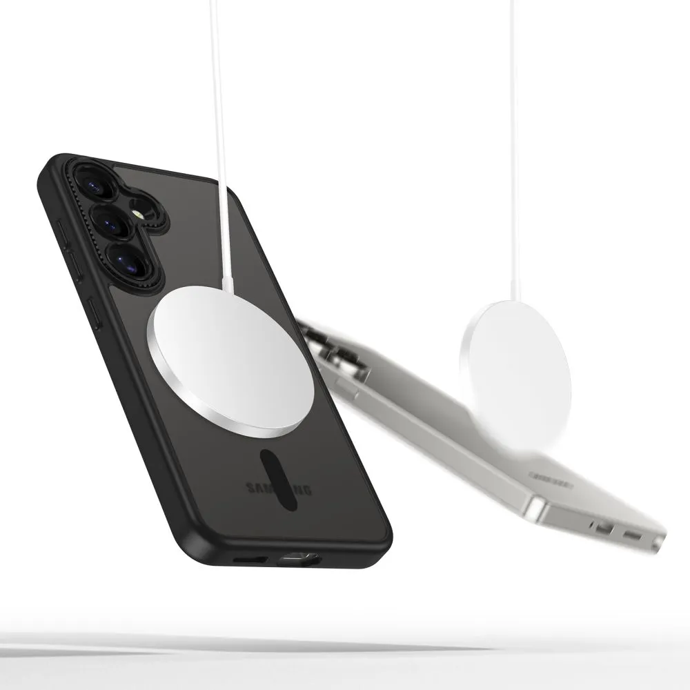 Samsung Galaxy S25 case black TECH-PROTECT MAGCAM MAGSAFE