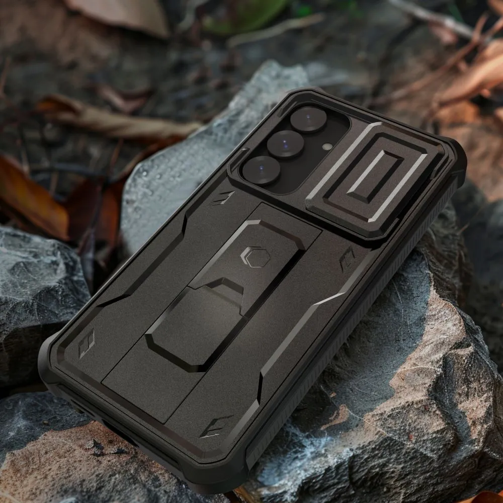 Samsung Galaxy S25 case black TECH-PROTECT KEVLAR CAM+