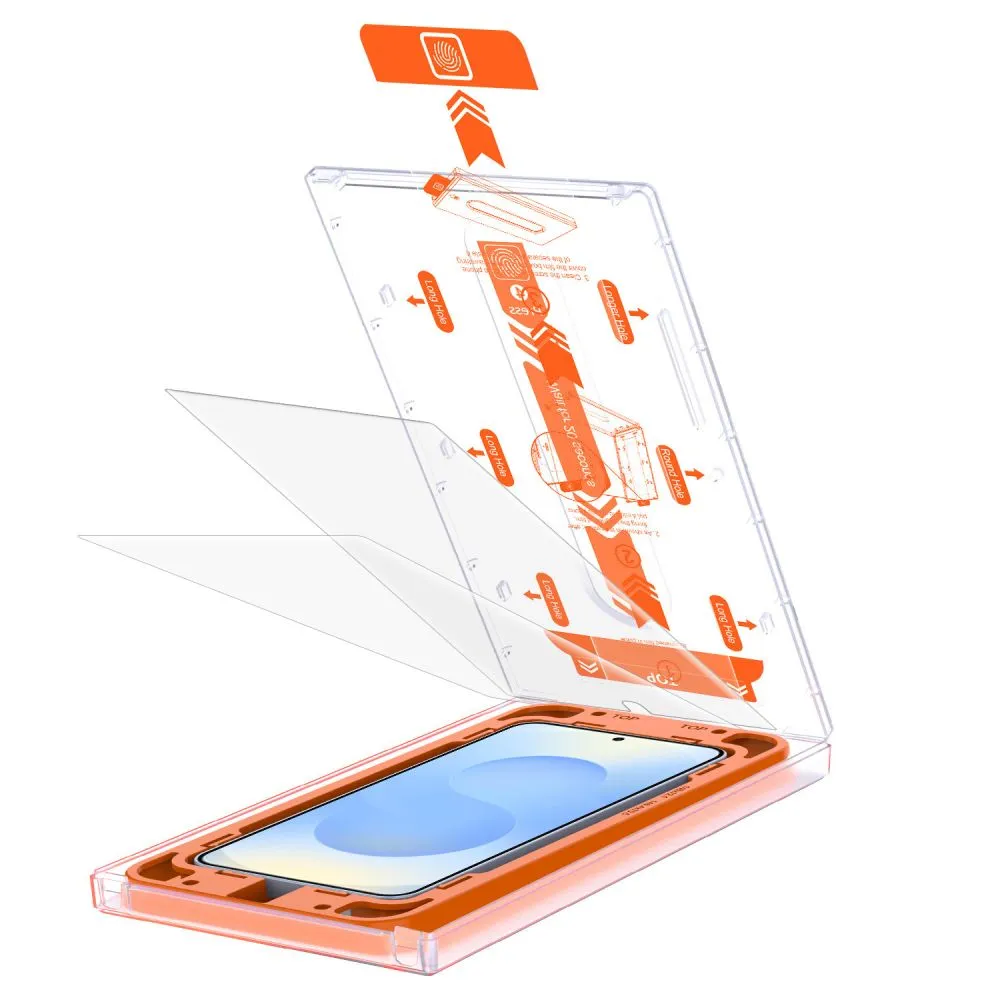 Samsung Galaxy S25 aizsargstikls TECH-PROTECT QUICK SET+ 2-PACK