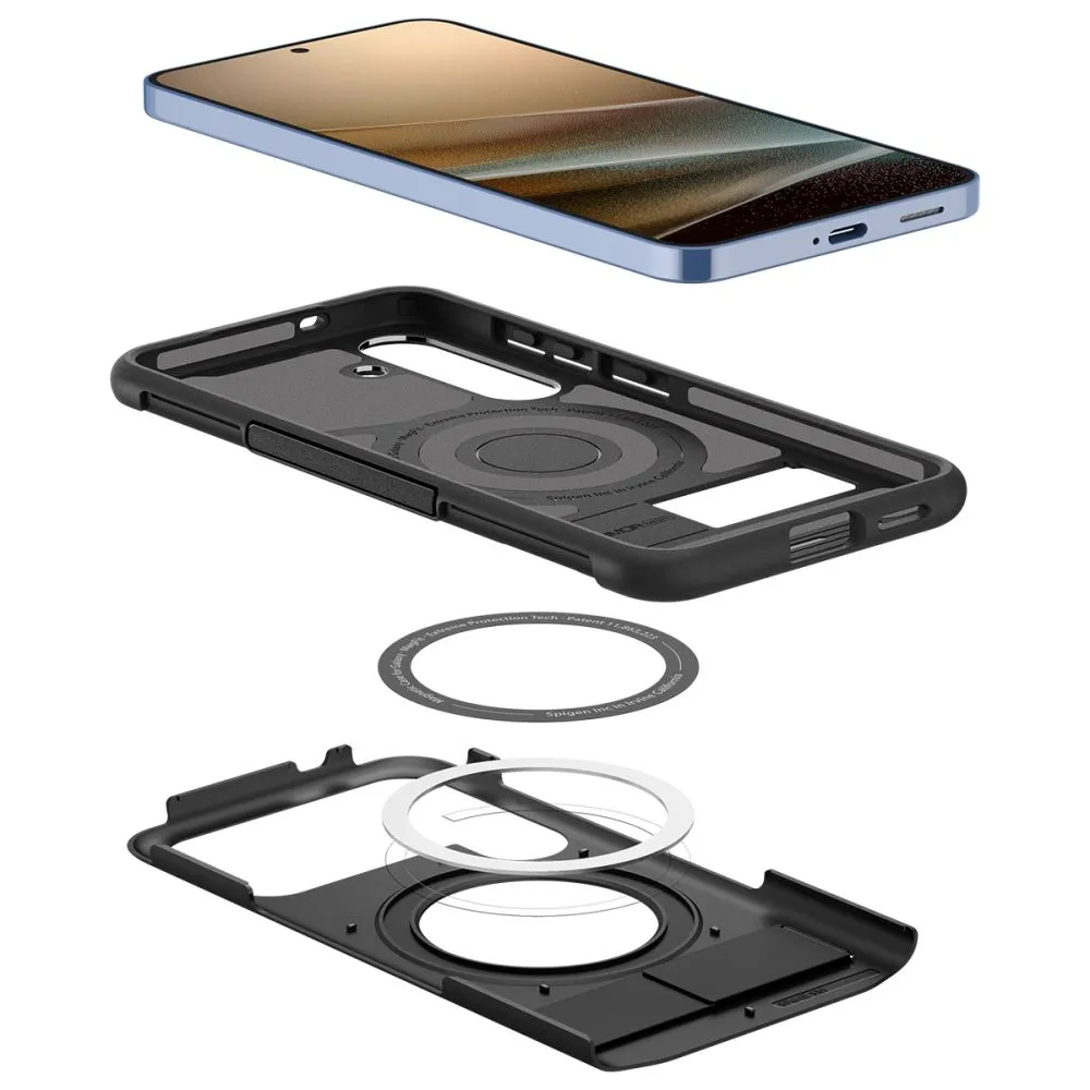 Samsung Galaxy S25 case black SPIGEN SLIM ARMOR MAG MAGSAFE