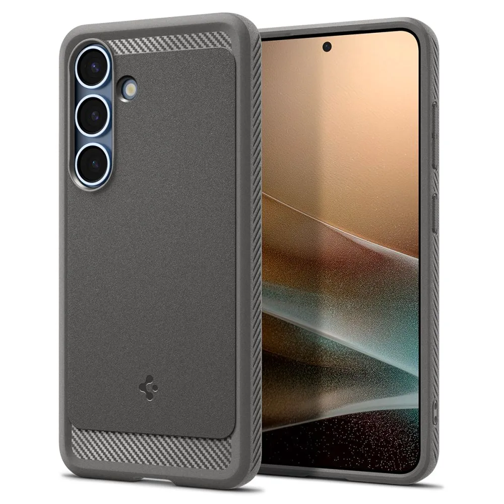 Samsung Galaxy S25 case gray SPIGEN RUGGED ARMOR MAG MAGSAFE