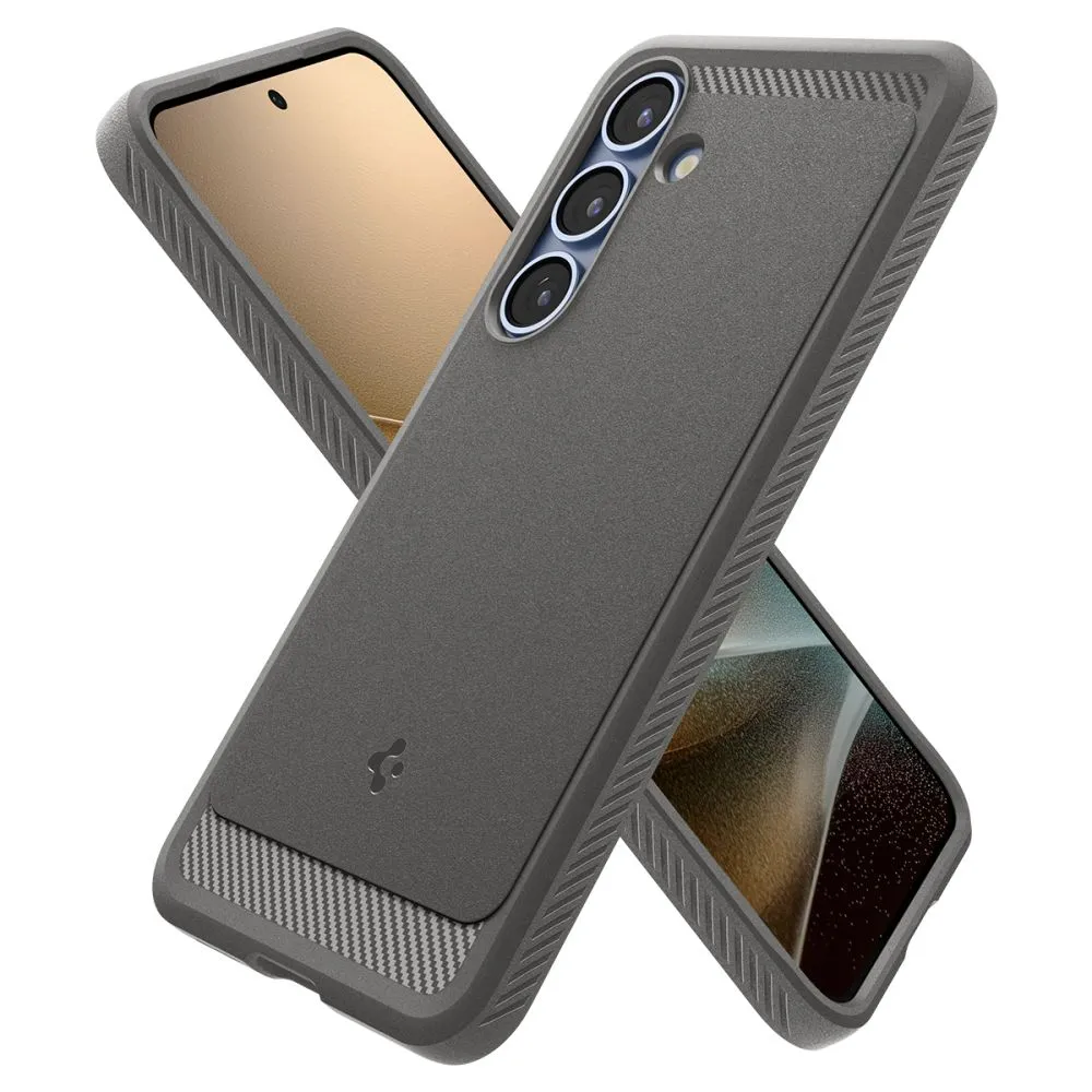 Samsung Galaxy S25 case gray SPIGEN RUGGED ARMOR MAG MAGSAFE