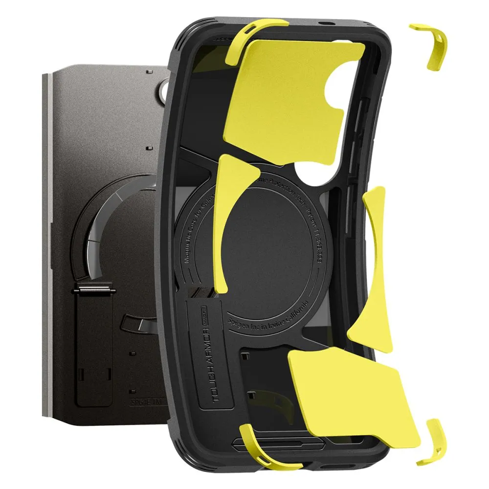 Samsung Galaxy S25 case green SPIGEN TOUGH ARMOR MAGSAFE