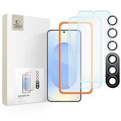 Galaxy S25 Tempered glass TECH-PROTECT SUPREME SET 3-PACK Samsung Galaxy S25