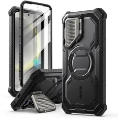 Samsung Galaxy S25 case black SUPCASE IBLSN ARMORBOX MAG MAGSAFE