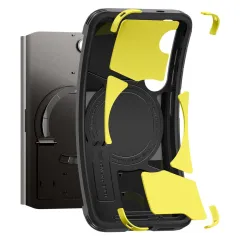 Samsung Galaxy S25 case green SPIGEN TOUGH ARMOR MAGSAFE