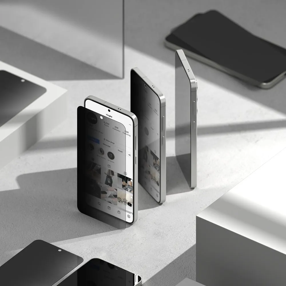 Samsung Galaxy S25 Plus защитное стекло  RINGKE EASY SLIDE PRIVACY 2-PACK