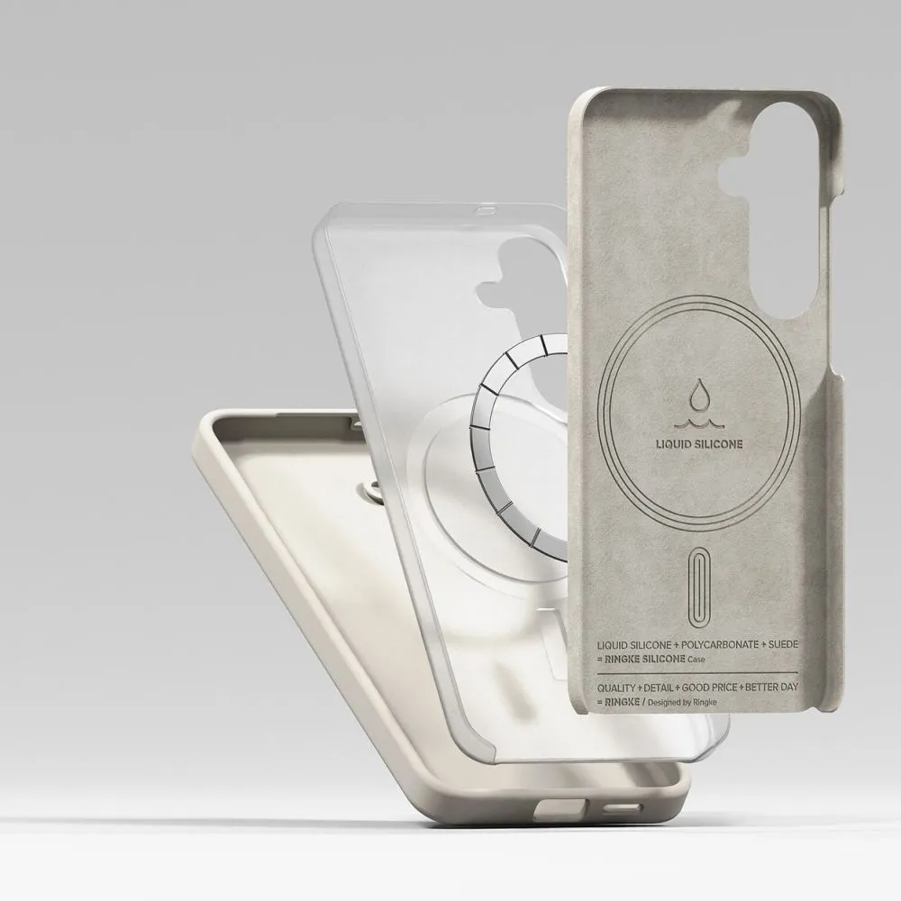 Samsung Galaxy S25 Plus vāciņš  RINGKE SILICONE MAGNETIC MAGSAFE