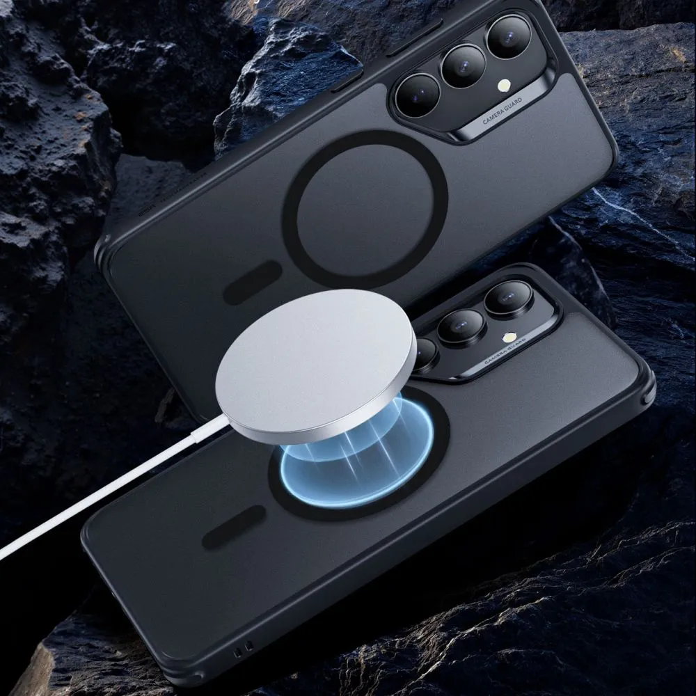 Samsung Galaxy S25 Plus suojakuori musta ESR CLASSIC HYBRID HALOLOCK MAGSAFE