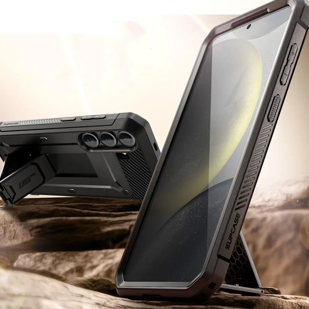 Samsung Galaxy S25 Plus vāciņš melns SUPCASE UNICORN BEETLE PRO 2-SET