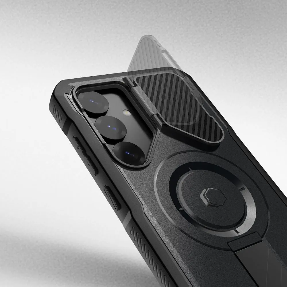 Samsung Galaxy S25 Plus vāciņš melns TECH-PROTECT KEVLAR MAGSAFE+