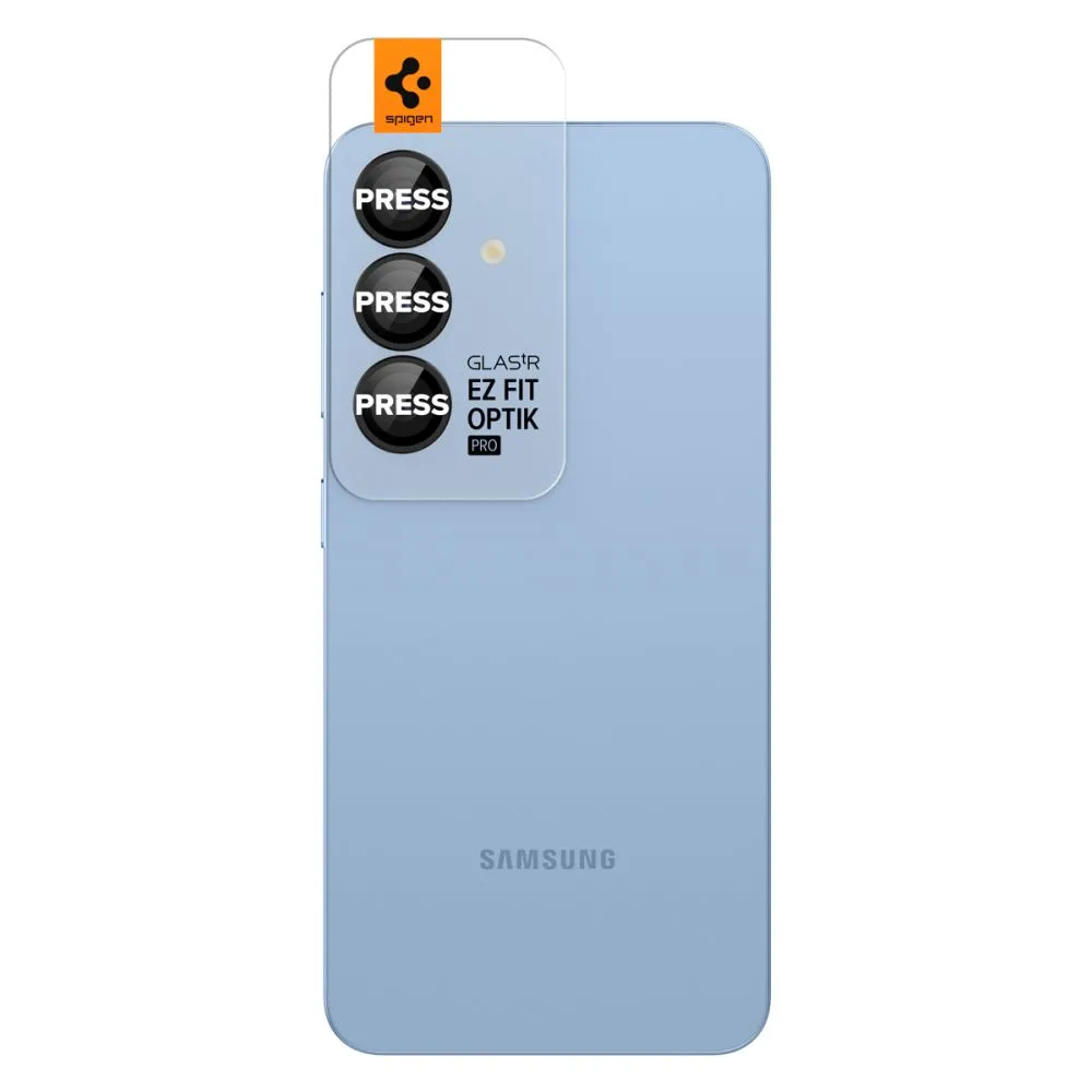 Samsung Galaxy S25 Plus panssarilasi SPIGEN OPTIK PRO HD GLAS.TR ”EZ FIT” CAMERA PROTECTOR 2-PACK