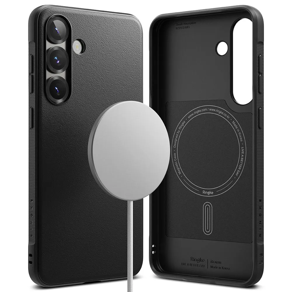 Samsung Galaxy S25 Plus vāciņš melns RINGKE ONYX MAGNETIC MAGSAFE