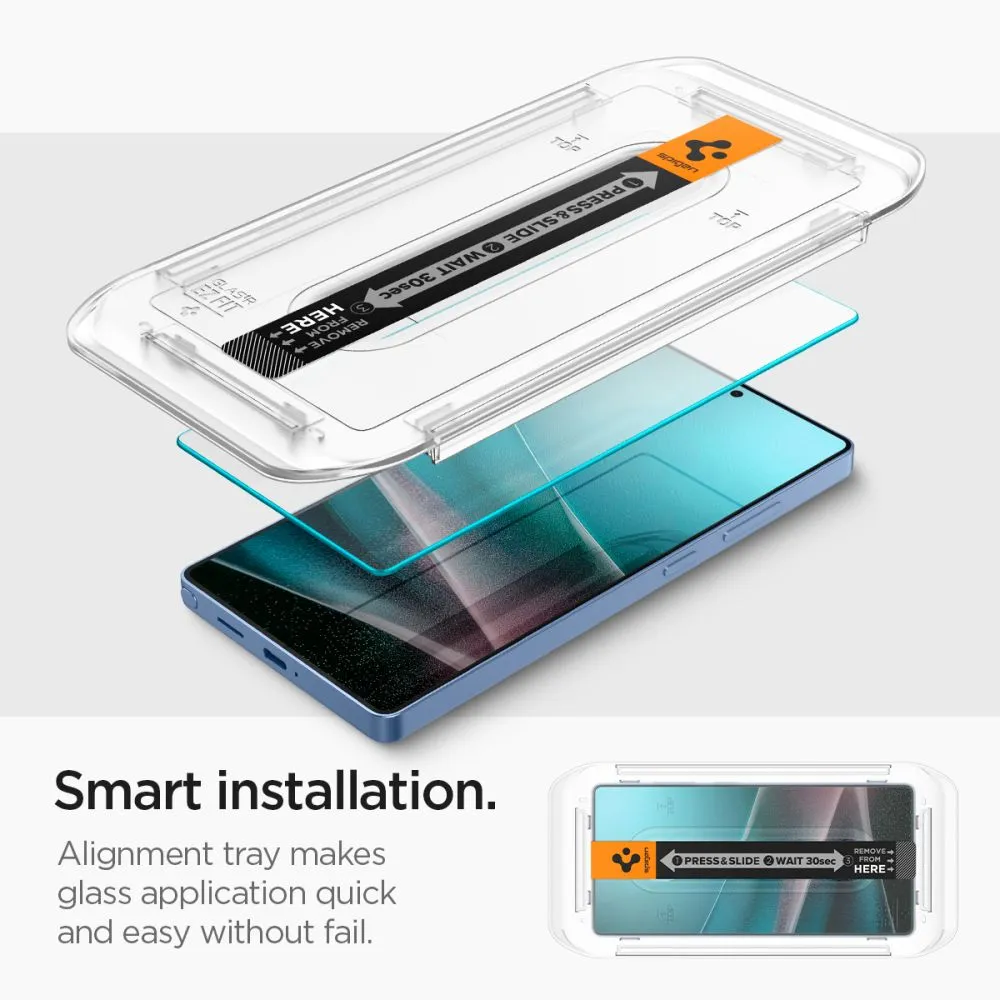 Samsung Galaxy S25 Ultra apsauginis stiklas  SPIGEN GLAS.TR ”EZ FIT” HD 2-PACK