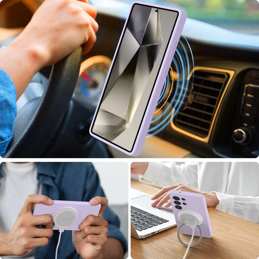 Samsung Galaxy S25 Ultra dėklas  TECH-PROTECT LIQUID SILICONE MAGSAFE