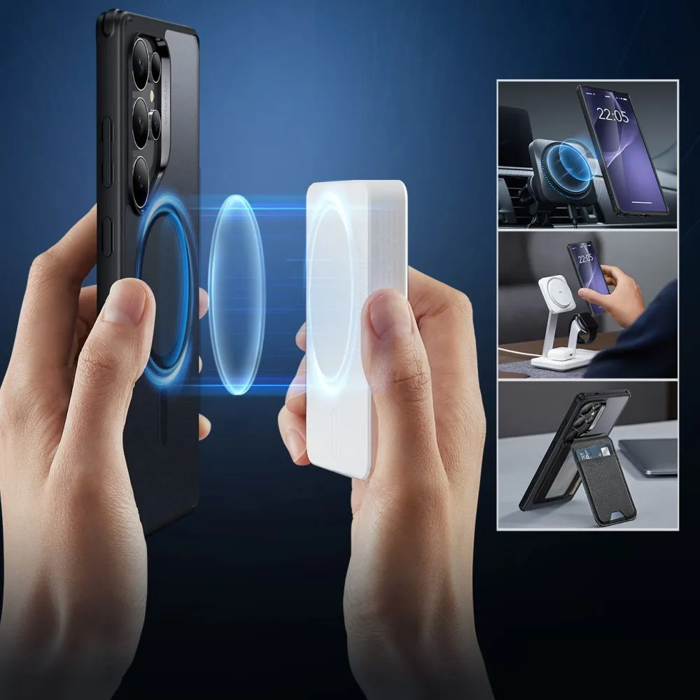 Samsung Galaxy S25 Ultra dėklas  ESR CLASSIC HYBRID HALOLOCK MAGSAFE