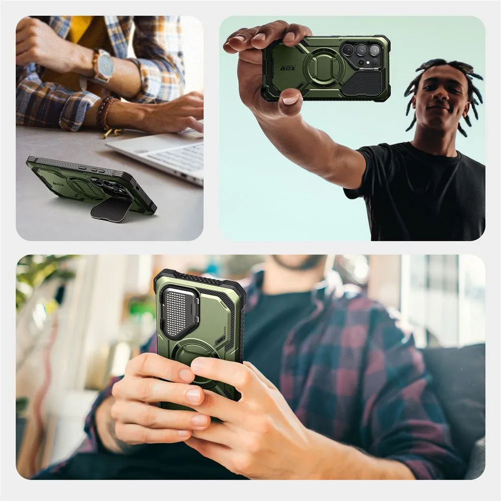 Samsung Galaxy S25 Ultra dėklas  SUPCASE IBLSN ARMORBOX MAG MAGSAFE