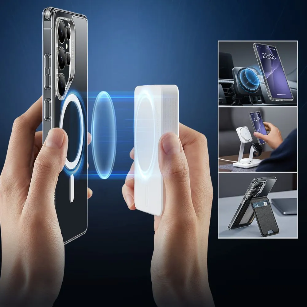 Samsung Galaxy S25 Ultra ESR CLASSIC HYBRID HALOLOCK MAGSAFE skal, fodral 