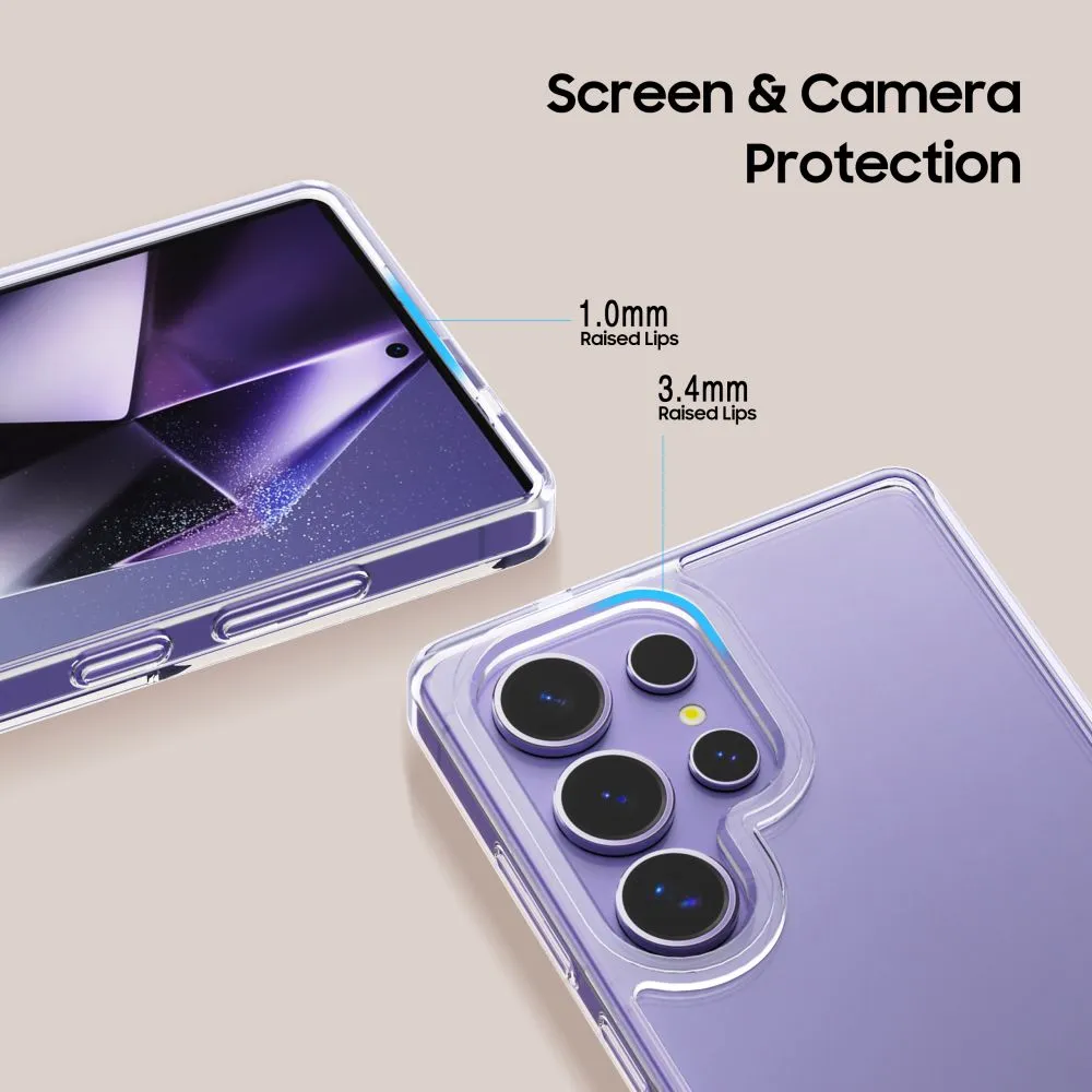 Samsung Galaxy S25 Ultra dėklas skaidrus TECH-PROTECT FLEXAIR HYBRID